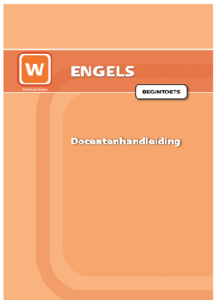 Begintoets ERK - Docentenhandleiding